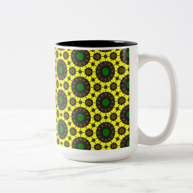 Tasse 2 Couleurs Motif d'été (Droit)