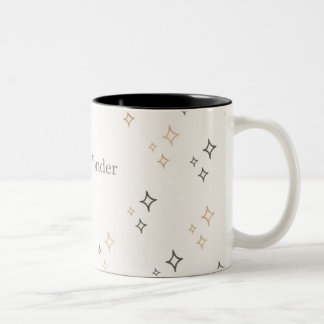 Tasse 2 Couleurs Motif d'étoile scintillante minimal pour les produ