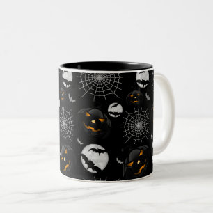 Tasse 2 Couleurs Motif d'Halloween sombre effrayant