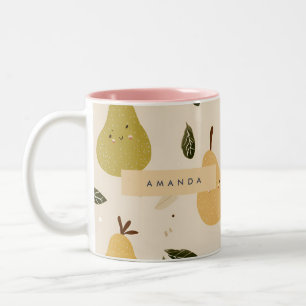 Tasse 2 Couleurs Motif d'oreille Whimsical personnalisé