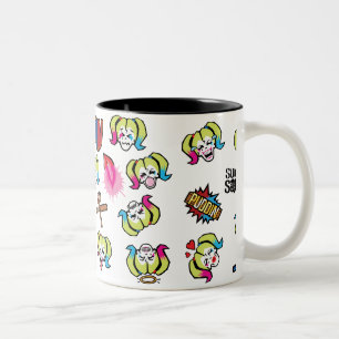 Tasse 2 Couleurs Motif du peloton   Harley Quinn Emoji de suicide