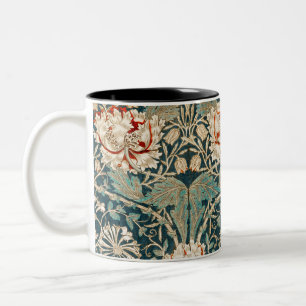 Tasse 2 Couleurs Motif Honeysuckle - Design de William Morris