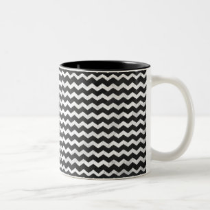 Tasse 2 Couleurs Motif Kohl Black Chevron