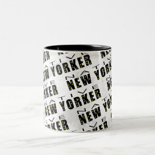 Tasse 2 Couleurs Motif natif du New Yorker
