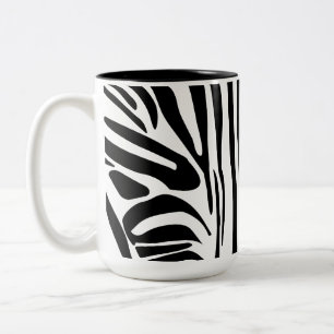 Tasse 2 Couleurs Motif zèbre