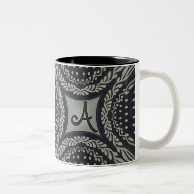 Tasse 2 Couleurs Motifs folkloriques hongrois (Droit)