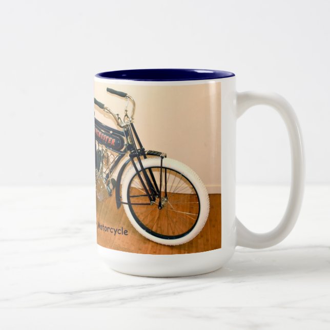 Tasse 2 Couleurs Moto 1910 de Winchester (Droit)