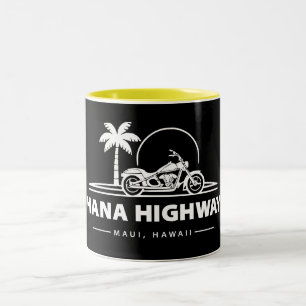 Tasse 2 Couleurs Moto Hana Highway Maui Hawaii