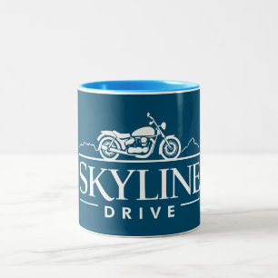 Tasse 2 Couleurs Moto Skyline Drive Virginia