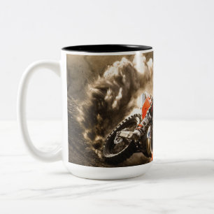 Tasse 2 Couleurs Motocross Rider