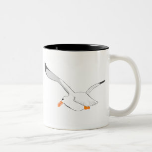 Tasse 2 Couleurs Mouette en vol