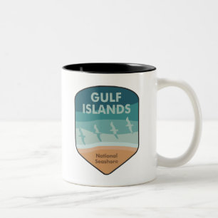Tasse 2 Couleurs Mouettes marines nationales des îles Gulf