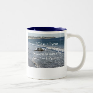 Tasse 2 Couleurs Moulez toute votre inquiétude sur lui…