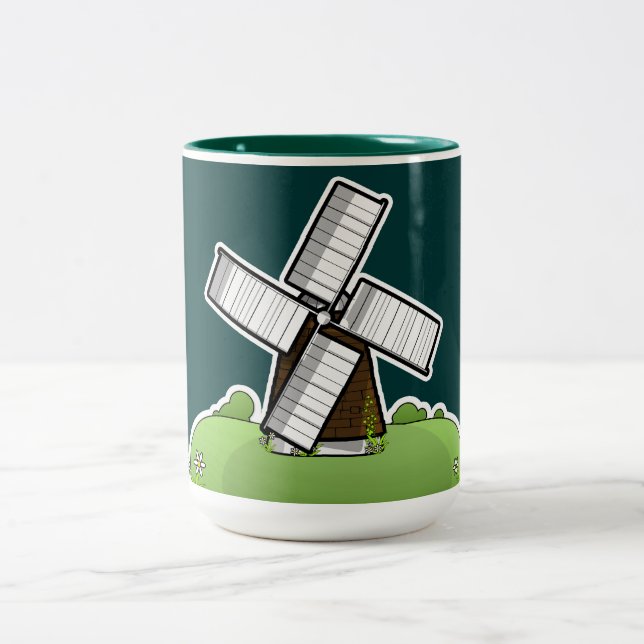 Tasse 2 Couleurs Moulin à vent (Centre)