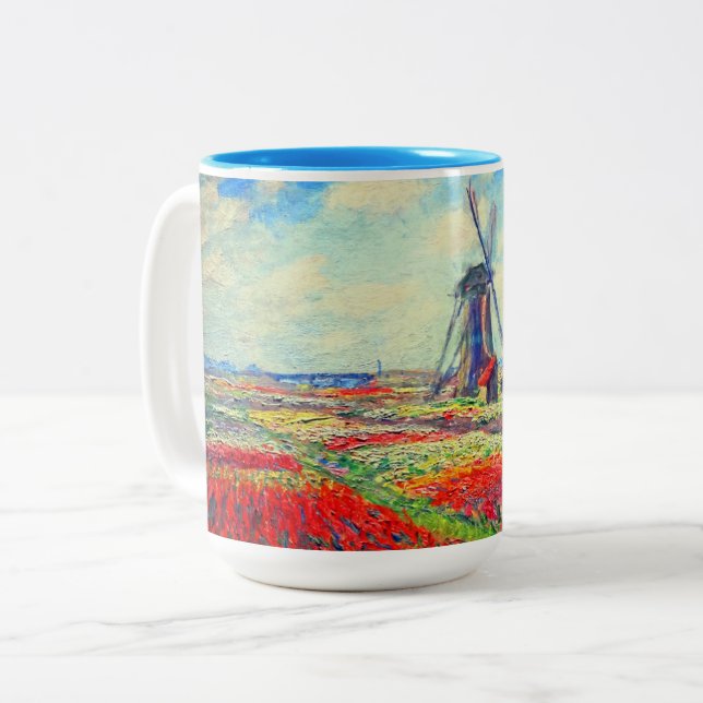 Tasse 2 Couleurs Moulin à vin Monet Tulips (Devant gauche)