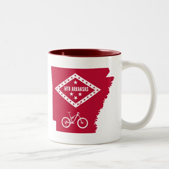 Tasse 2 Couleurs Mountain Bike Arkansas (Droit)