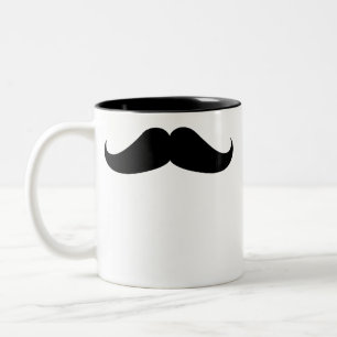 Tasse 2 Couleurs Moustache de guidon