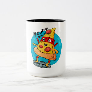 Tasse 2 Couleurs Moutant de pizza