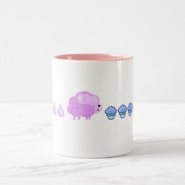 Tasse 2 Couleurs moutons (Centre)