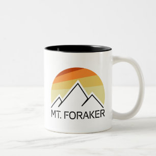 Tasse 2 Couleurs Mt Foraker Alaska Retro