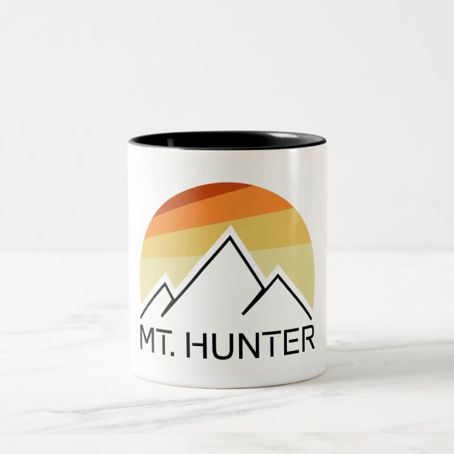 Tasse 2 Couleurs Mt. Hunter Alaska Retro (Centre)