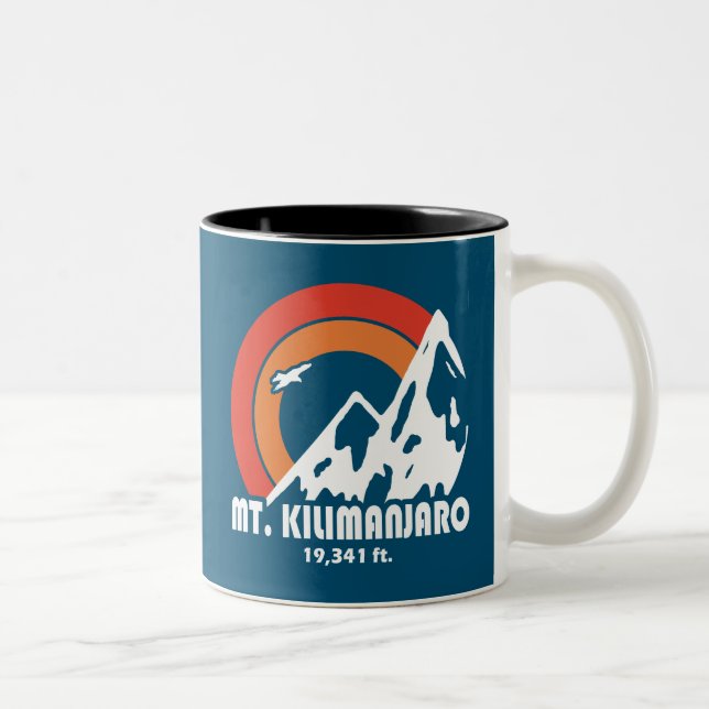 Tasse 2 Couleurs Mt. Kilimanjaro Sun Eagle (Droit)