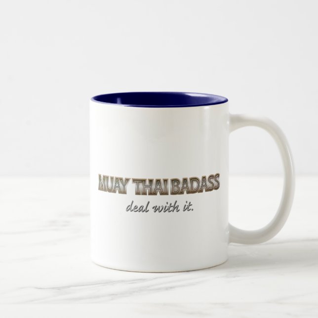 TASSE 2 COULEURS MUAYTHAI (Droit)