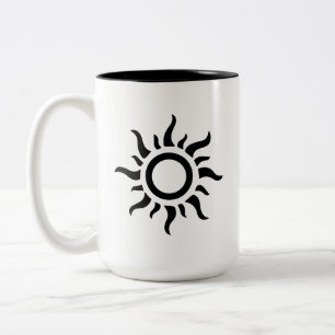 Tasse 2 Couleurs Mug, Coupe - Soleil