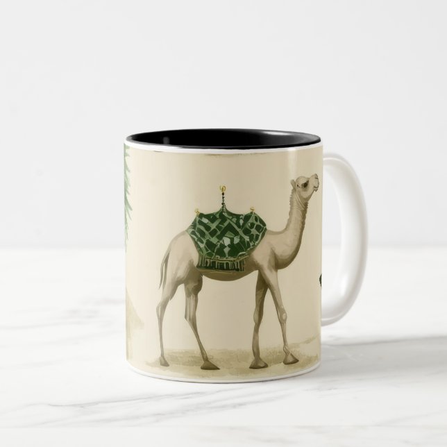Tasse 2 Couleurs "Mug de chameau du Sahara" (Devant droit)