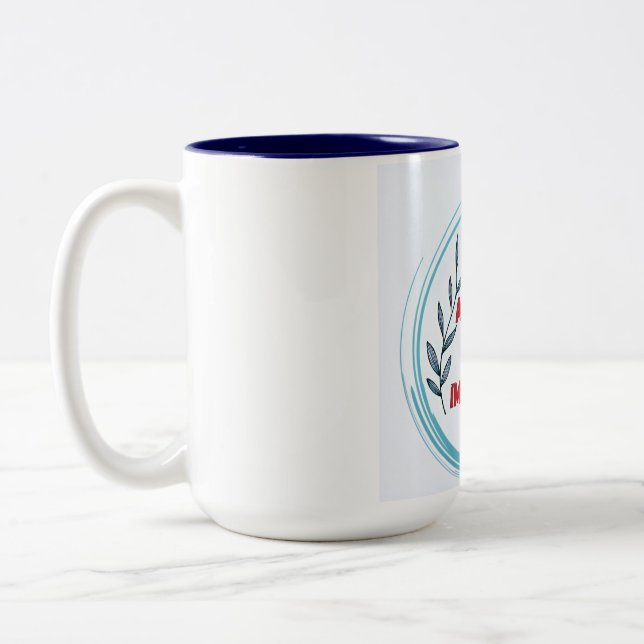 Tasse 2 Couleurs "Mug de l'illusion optique" (Gauche)