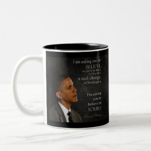 Tasse 2 Couleurs Mugue Citation Obama 1 sur 6 - Personnalisé