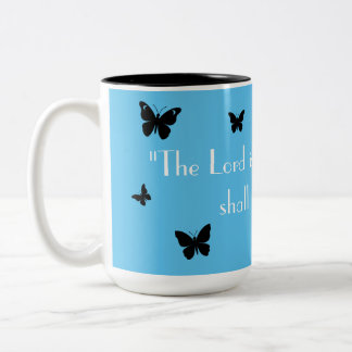 Tasse 2 Couleurs Mugue de foi bleu ciel
