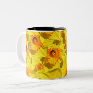 Tasse 2 Couleurs Multiples Daffodils Médaille d'or Fleurs