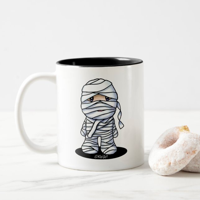 Tasse 2 Couleurs Mummy KiniArt (Avec donut)