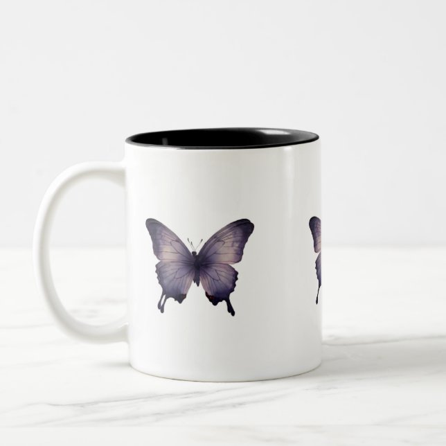 Tasse 2 Couleurs muqueuse papillon (Gauche)
