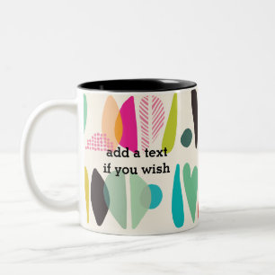 Tasse 2 Couleurs muqueuse personnalisée