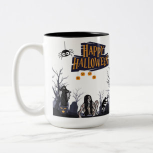 Tasse 2 Couleurs Murmur de l'Heure des Sorcières noir et blanc