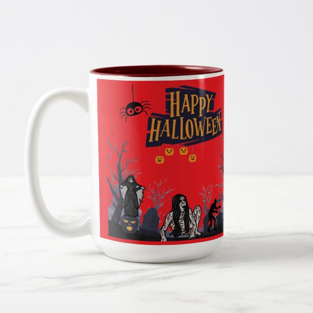 Tasse 2 Couleurs Murmur de l'Heure des Sorcières rouge vif (Gauche)