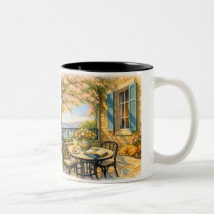 Tasse 2 Couleurs Murmurations de Sage  Vieille vie marine