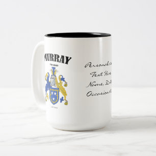 Tasse 2 Couleurs Murray Family Crest, Traduction & Signification