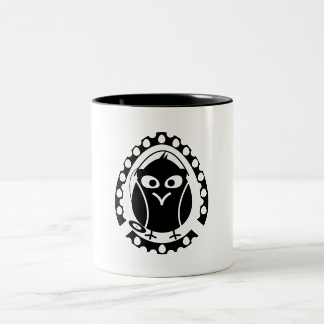 Tasse 2 Couleurs musical bird (Centre)