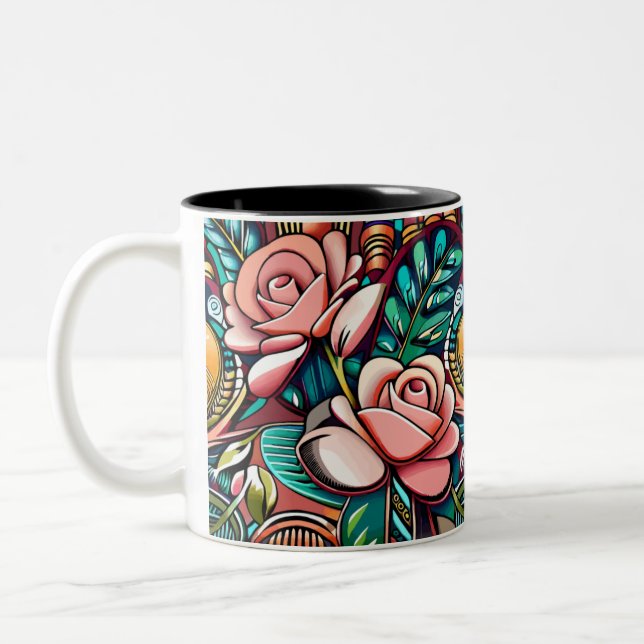 Tasse 2 Couleurs Musique (Gauche)