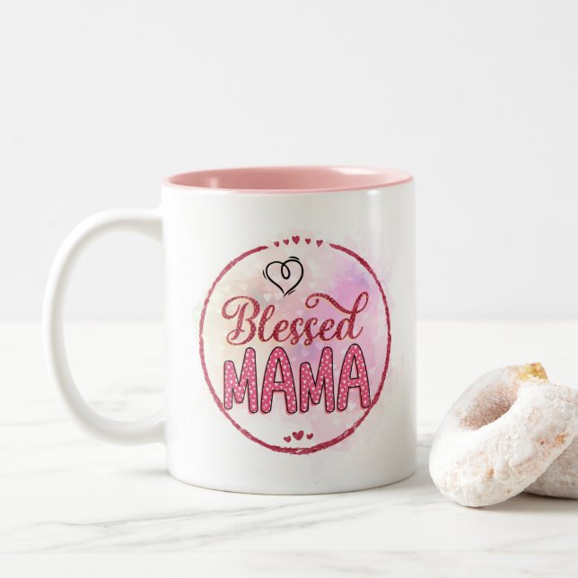 Tasse 2 Couleurs Musique (Avec donut)