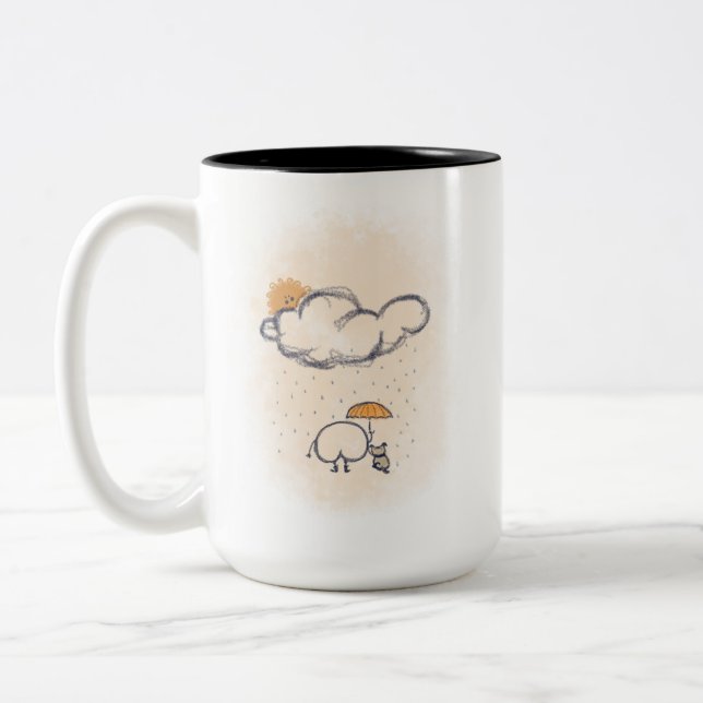 Tasse 2 Couleurs Musique (Gauche)