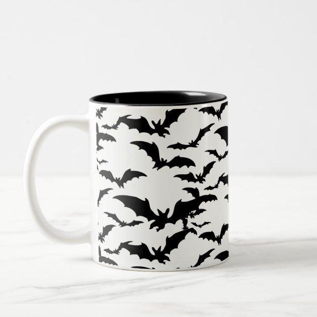 Tasse 2 Couleurs Musique à café Halloween (Gauche)