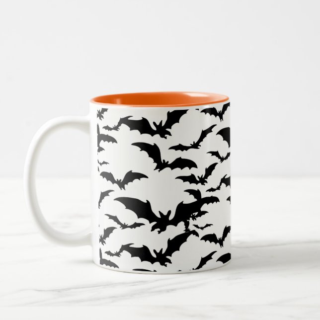 Tasse 2 Couleurs Musique à café Halloween (Gauche)