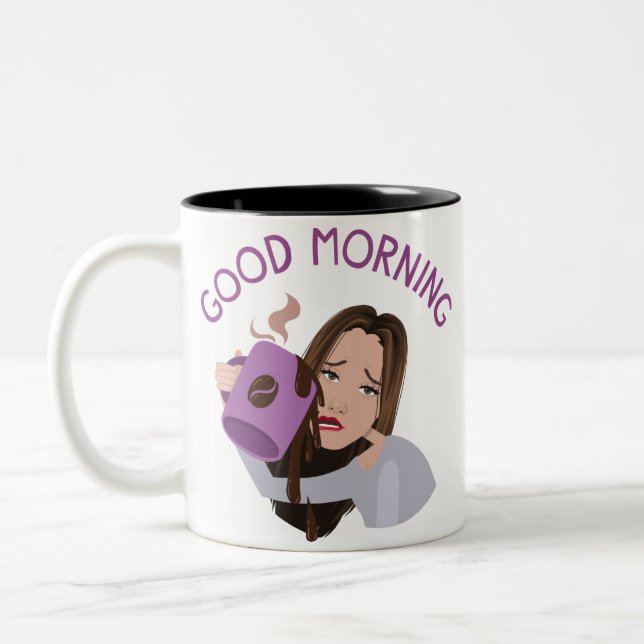 Tasse 2 Couleurs Musique à deux tons (Gauche)