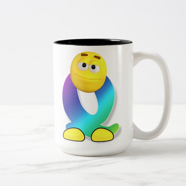 Tasse 2 Couleurs Musique à lettre (Droit)
