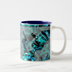 Tasse 2 Couleurs Musique Aquamarine Tin Man