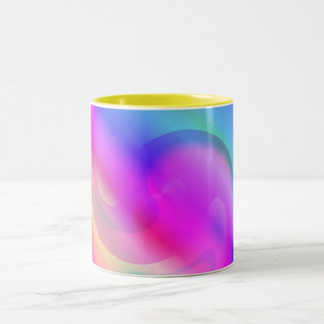 Tasse 2 Couleurs Musique arc-en-ciel (Centre)